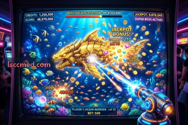 Người chơi săn boss trong game bắn cá 3D